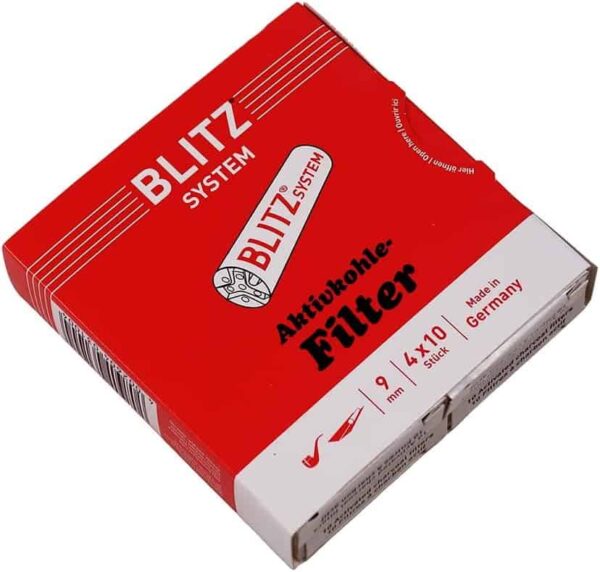 Blitz filtros de carbón activo 9mm pack de 40