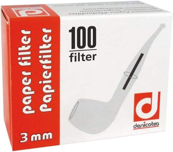 Denicotea filtros de pipa 3mm