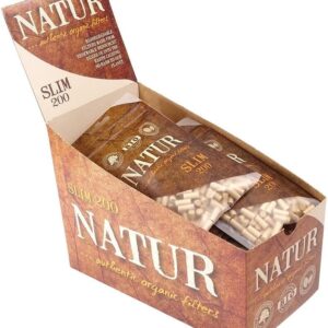 Filtros naturales biodegradables 200 filtros por bolsa pack de 20