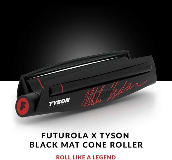 Futurola Tyson rodillo cónico para cigarrillos King Size, diseño 2.0 negro