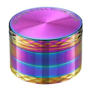 Grinder metálico premium diseño multicolor con pliegue 4 pisos duradero