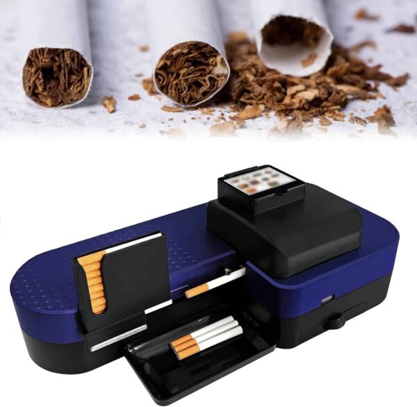 Máquina eléctrica automática para liar cigarrillos y entubar tabaco, portátil, 10 cigarrillos por vez