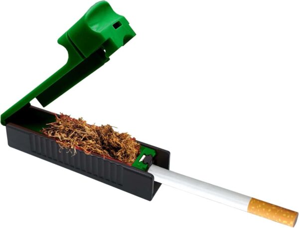 Máquina manual para llenar tubos de cigarrillos BullTek, verde