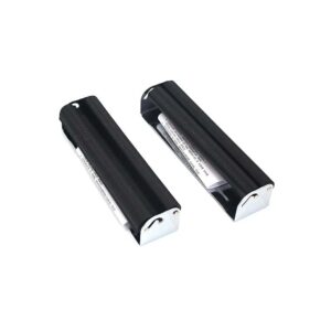 Pack de 2 máquinas de rodillo de metal para liar cigarrillos con o sin filtro, 110 mm