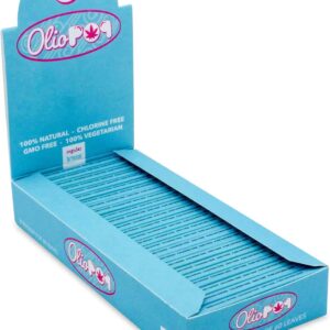 Papel de liar OLIOPOP marrón natural, pack de 60 hojas en 25 libritos