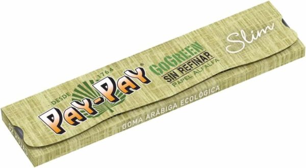 Papel Pay-Pay GoGreen Slim 110 mm, ultrafino y de combustión lenta