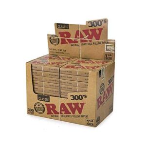 Raw papel de fumar 300s caja de 40 libritos