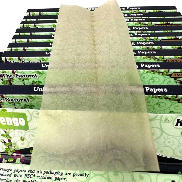 Rigasz Greengo Juego de 10 rollos de papel de liar tamaño King