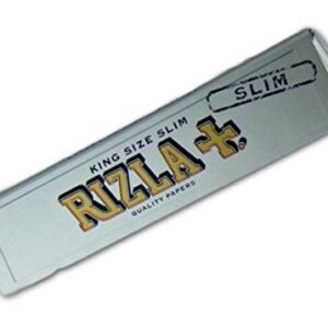 Rizla papel de fumar Slim King Size plata 32S pack de 10