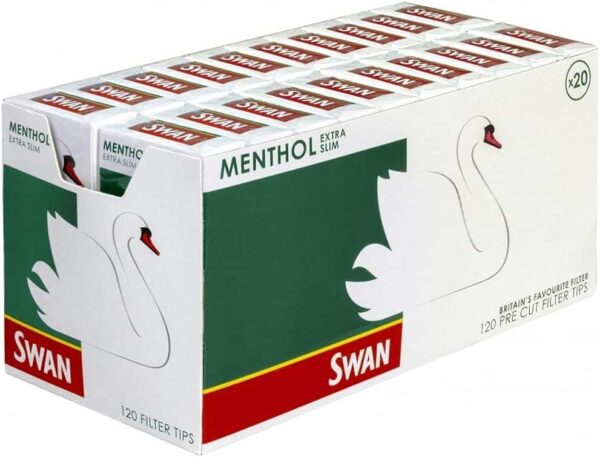 Rizla Swan filtros mentolados pack de 20