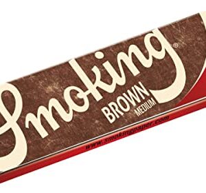 Smoking papel de fumar liar Brown marrón medium 78mm