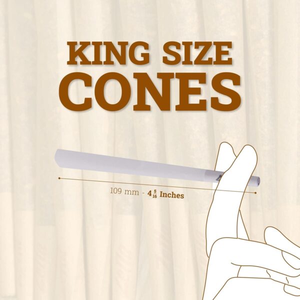 Zetla pack de 280 conos King Size pre-enrollados, con filtros (109 x 26 mm)